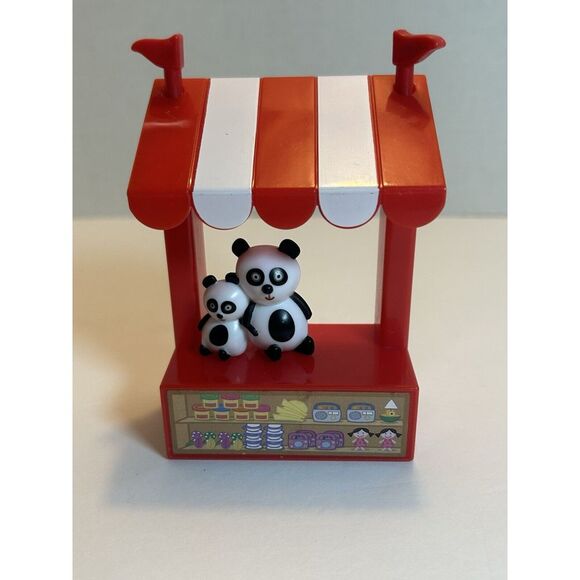 Peppa Pig Fun Fair Playset Panda Stand Tent‎ Replacement Piece 2003 4.5" - Picture 1 of 8